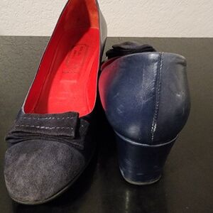 Chic Navy Blue Women's Heels